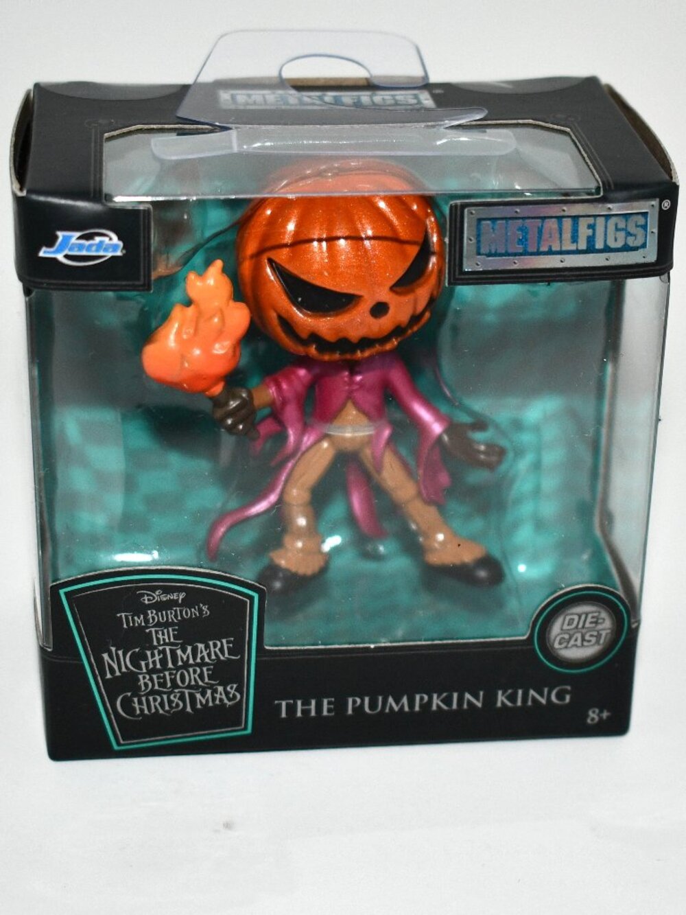 Disney Nightmare Before Christmas Pumpkin King Jack Skellington Figure NIB Cond